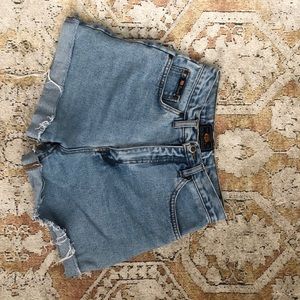 High-waisted Jean Shorts